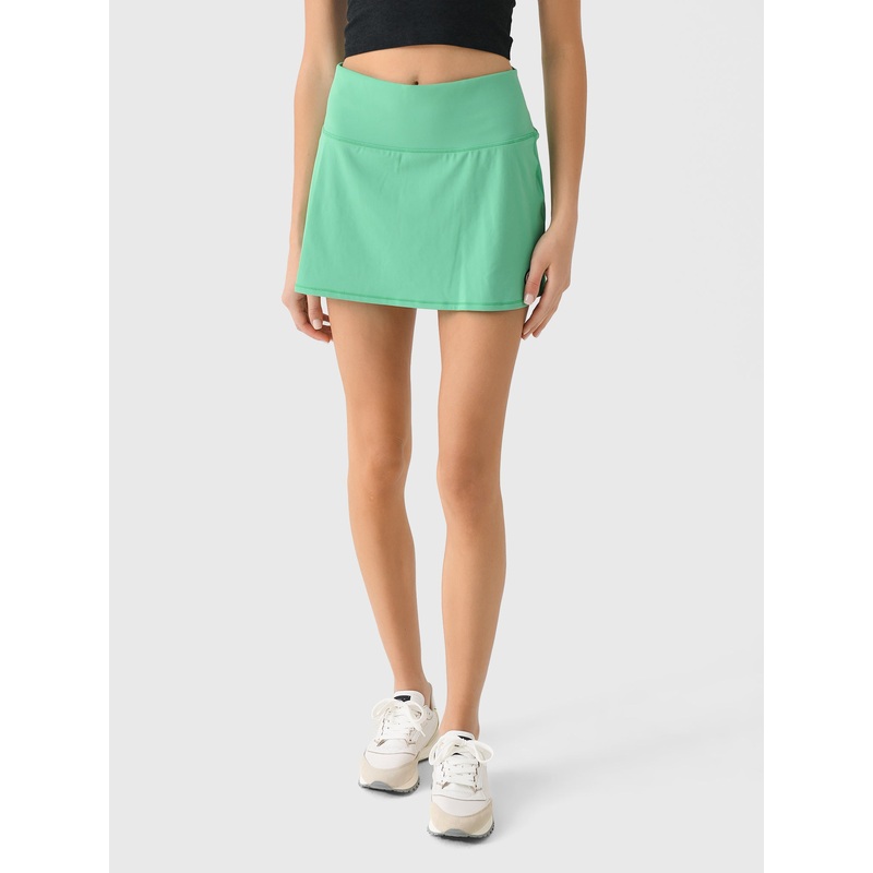 Vuori Women’s Volley Skirt|XS|S|M|L|BLACK|LIGHT BERGAMOT|WHITE