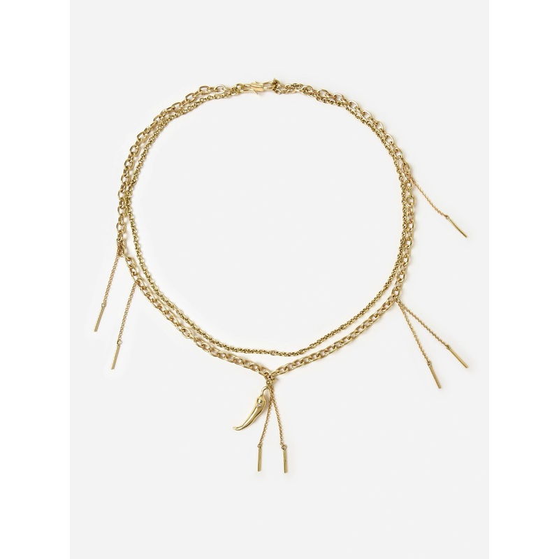 Alemais High Roller Chilli Chain Necklace