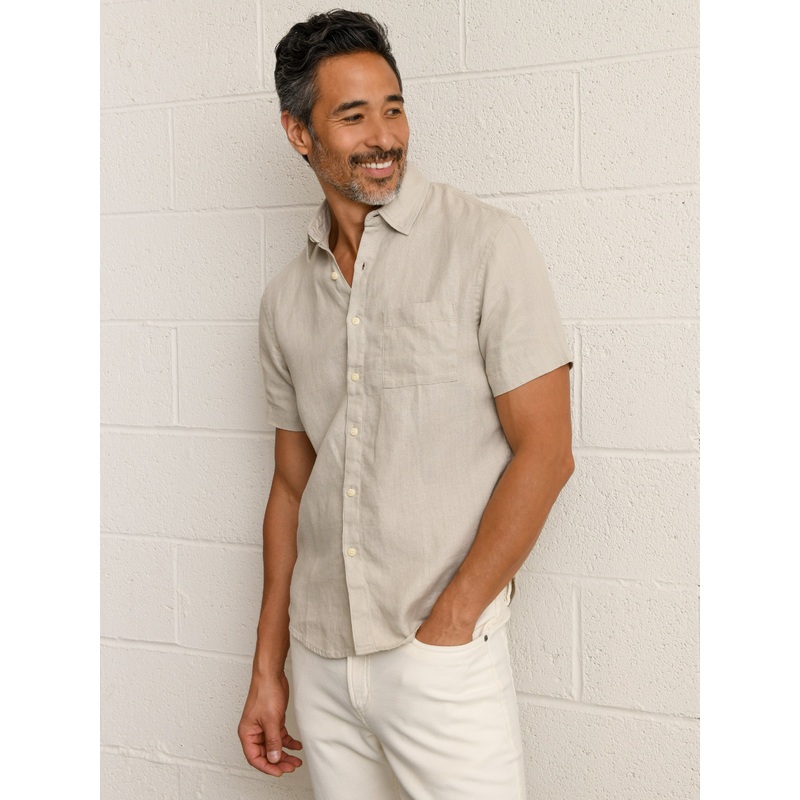 Alex Crane Men’s Ola Shirt|S|M|L|XL|XXL|INDIGO|OVERDYE DUSK