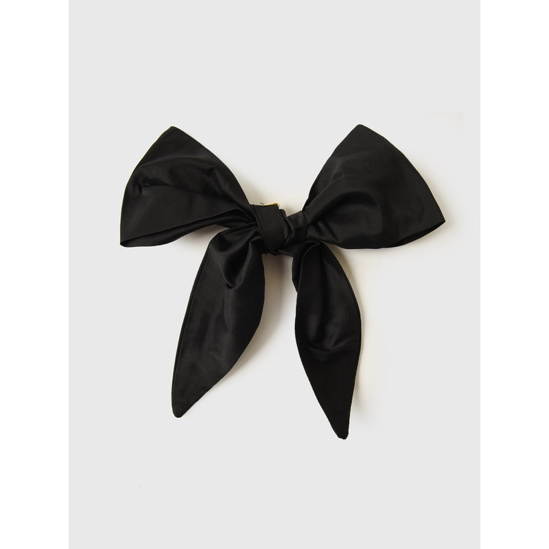 DONNI. The Taffeta Bow|O/S|JET