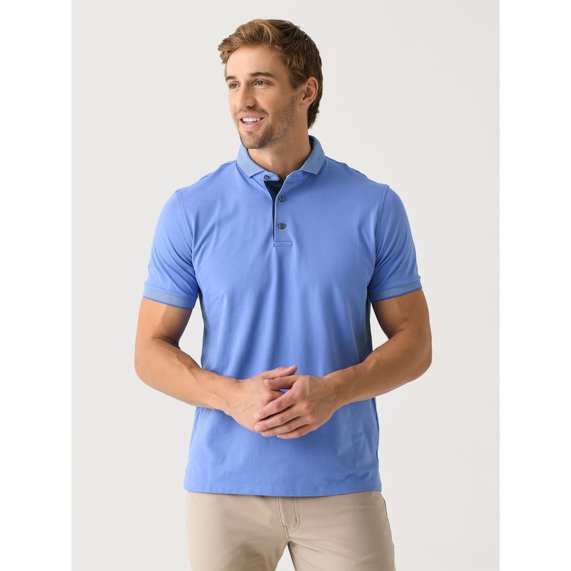 Greyson Men’s Cherokee Polo|S|M|L|XL|XXL|SEAHORSE|CLOUD