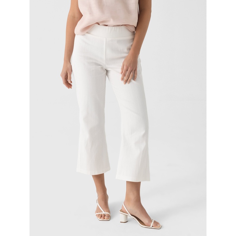 JAG Women’s The Zoey Pant|XS|S|M|L|CREAM FAUX LEATHER|DISCO|WHITE