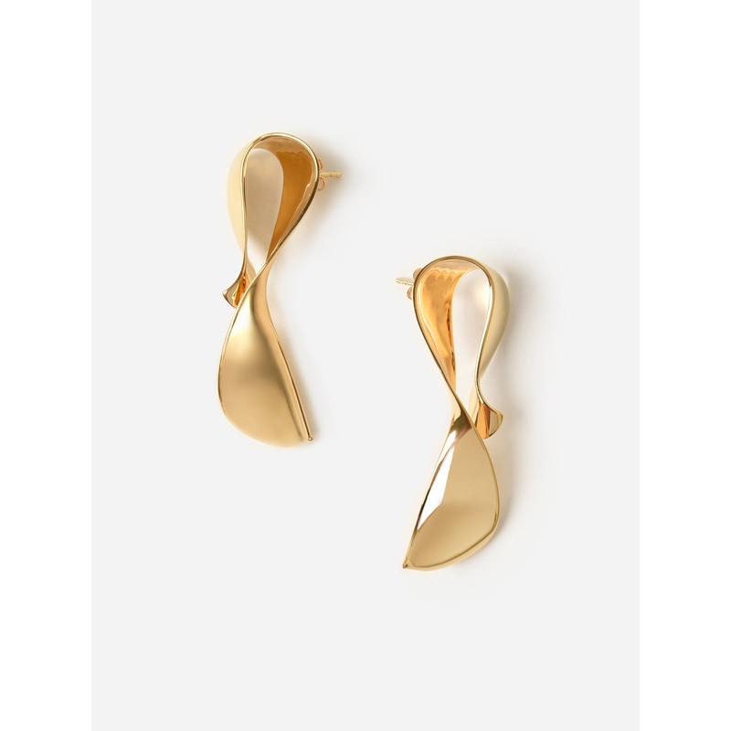 Nina Gordon Sculpt Earrings|O/S|GOLD
