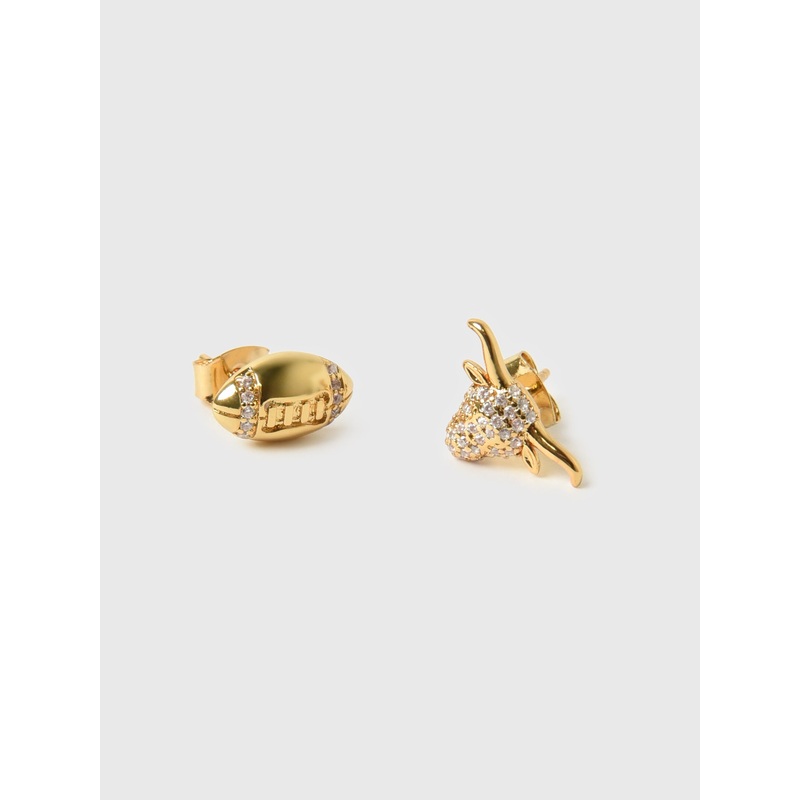 TAI Pav Football + Ram Stud Earrings