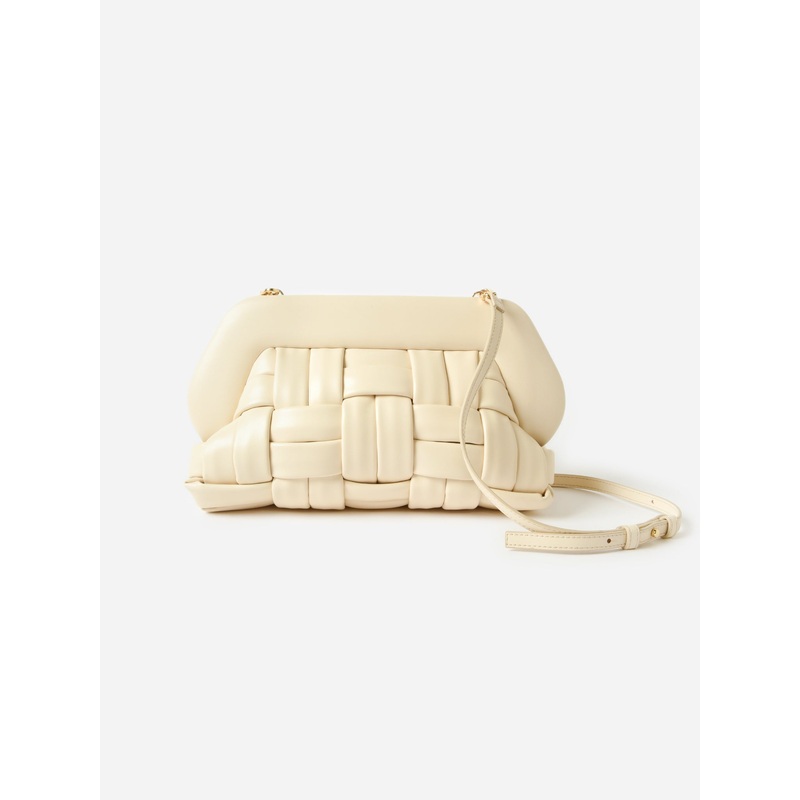 THEMOIRe Bios Weaved Clutch|O/S|SHELL