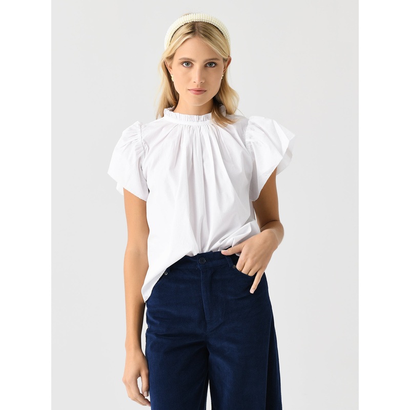 Trovata Women’s Carla Blouse|XS|S|M|L|WHITE