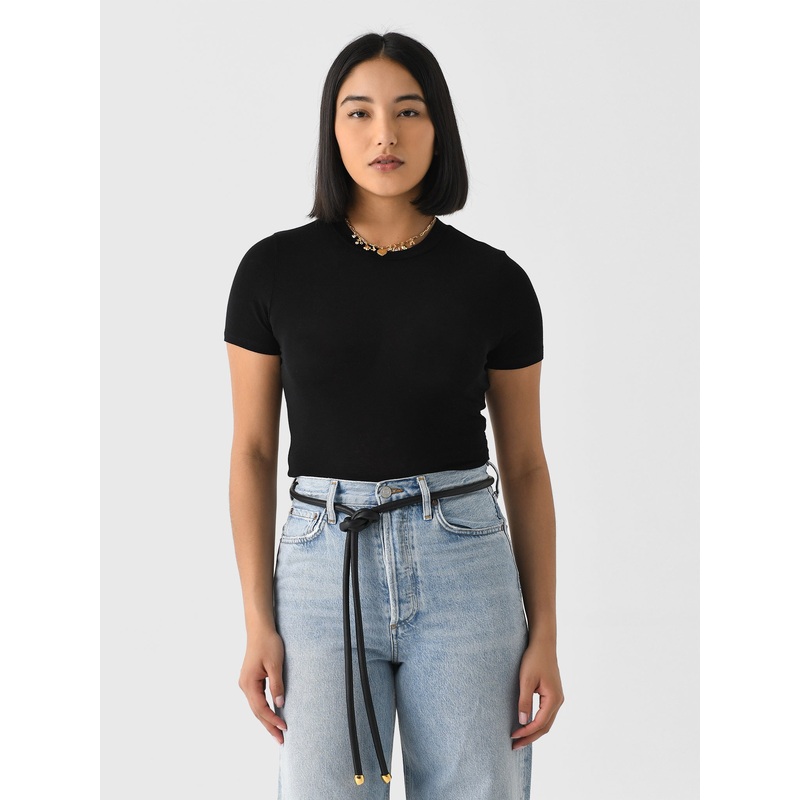Agolde Women’s Ronya Tee|XS|S|M|L|BLACK