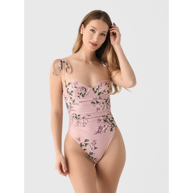 Agua By Agua Bendita Women’s Rabano Wisteria One-Piece Swimsuit