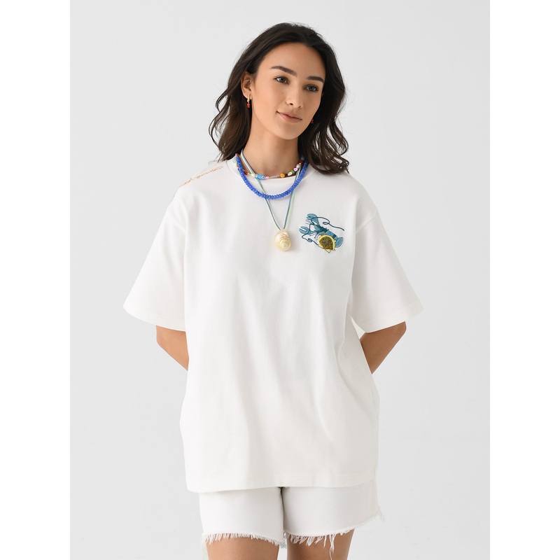 Alemais Women’s Tide Tee|XS|S|M|L|CREAM