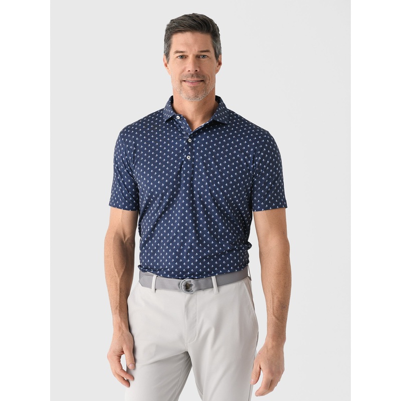 Johnnie-O Men’s For The Birdies Printed Featherweight Performance Polo