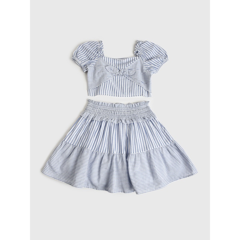 Mayoral Girls’ Striped Skirt Set