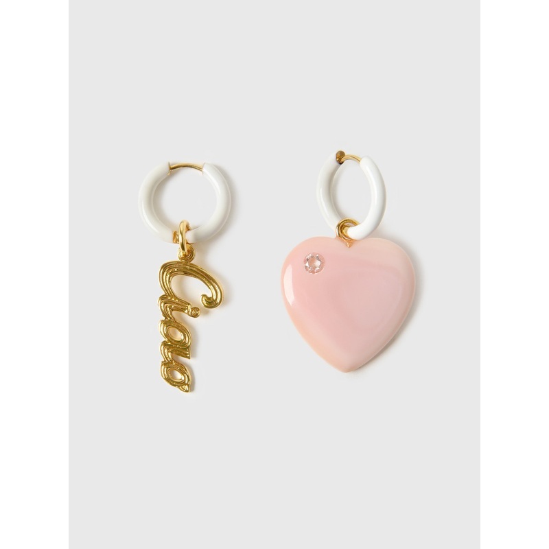 Notte Ciao Amore Earrings|O/S|GOLD/WHITE