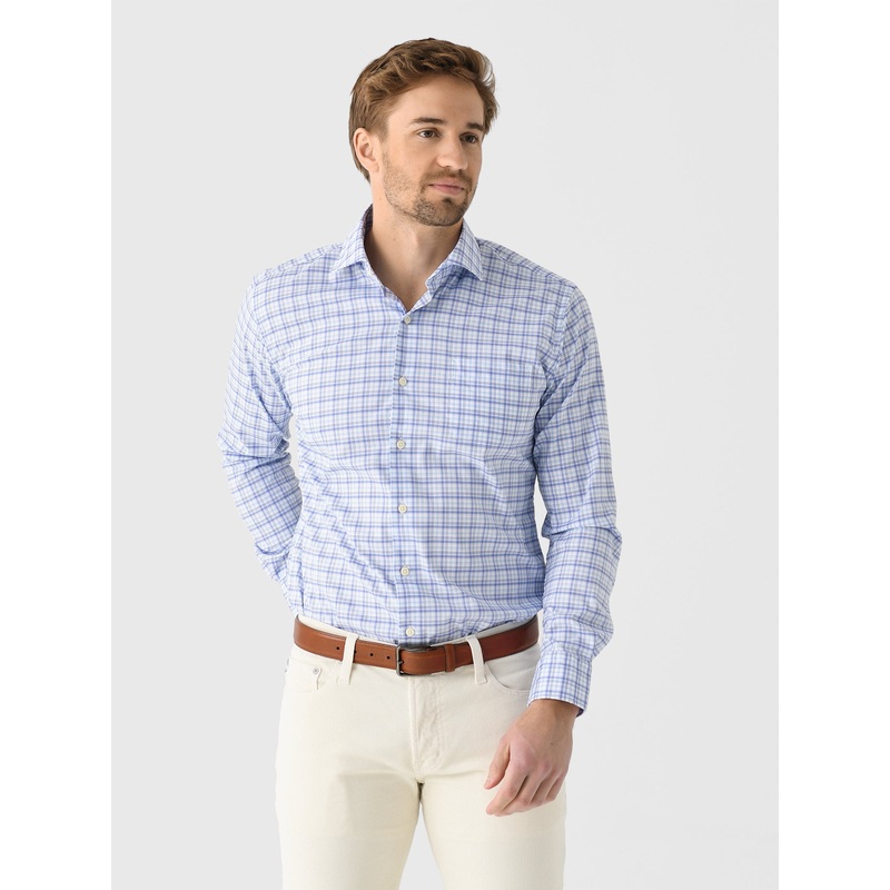 Peter Millar Crown Men’s Garrow Crown Lite Cotton-Stretch Sport Shirt