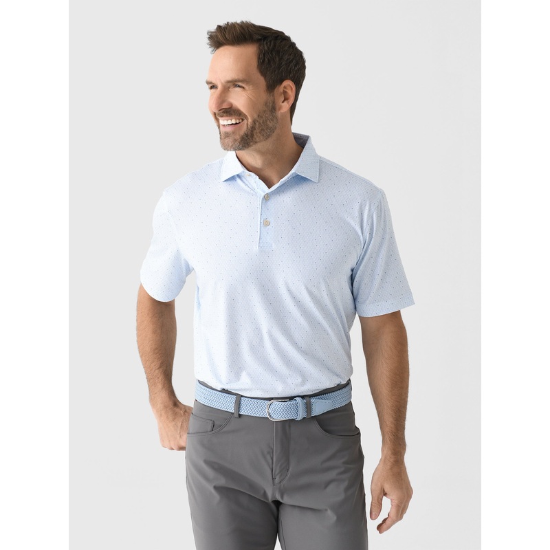 Peter Millar Crown Sport Men’s Lacrosse Performance Jersey Polo