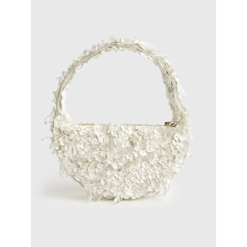 Acler Crystal Birch Bag|O/S|IVORY