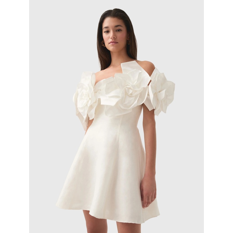AJE Women’s Etta Mini Dress|US0/AU4|US2/AU6|US4/AU8|US6/AU10|US8/AU12|US10/AU14|IVORY
