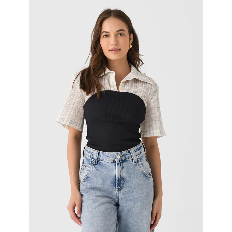 Anna Quan Women’s Wren Top|US0/AU4|US2/AU6|US4/AU8|US6/AU10|US8/AU12|TARTAN CHECK
