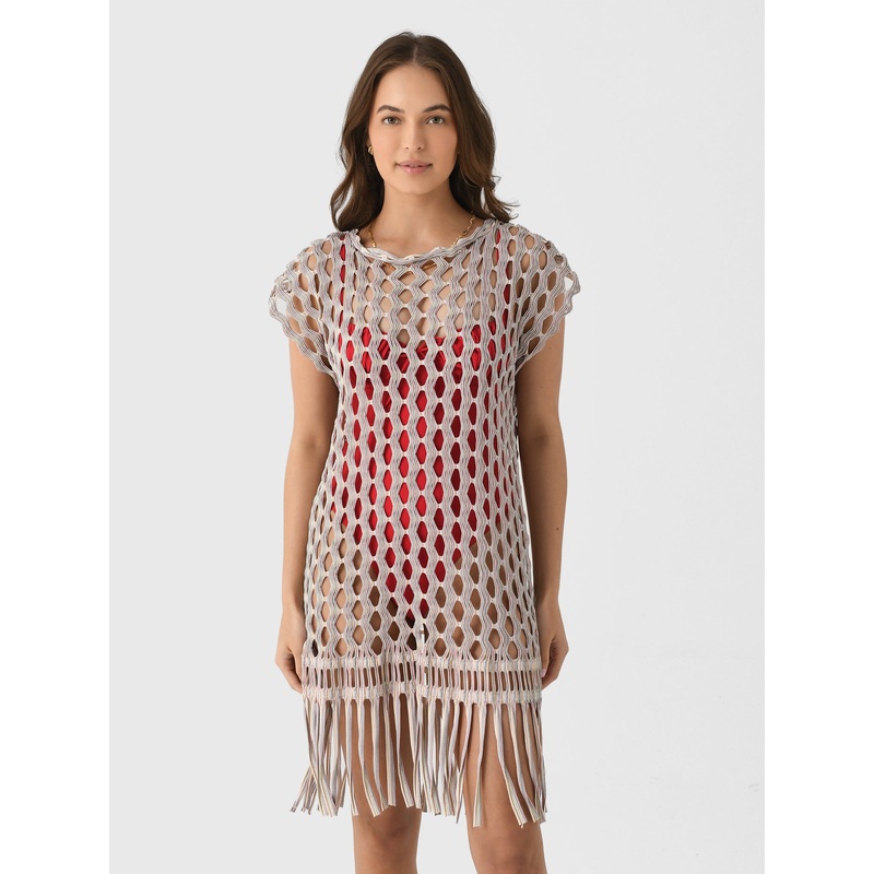 Boteh Women’s Riva Macrame Jacquard Tunic