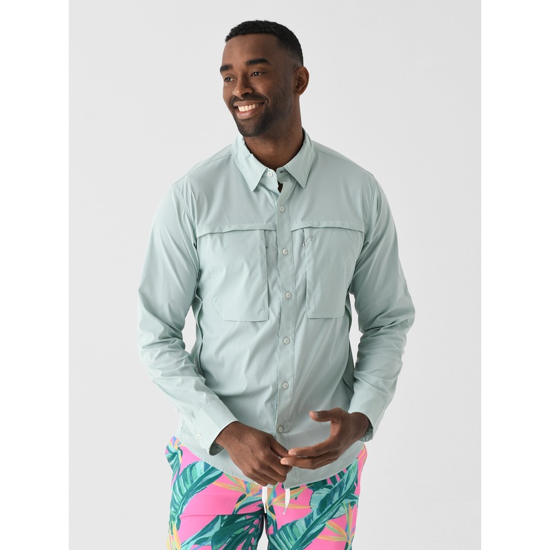 Duck Camp Men’s Long Sleeve Lightweight Fishing Shirt