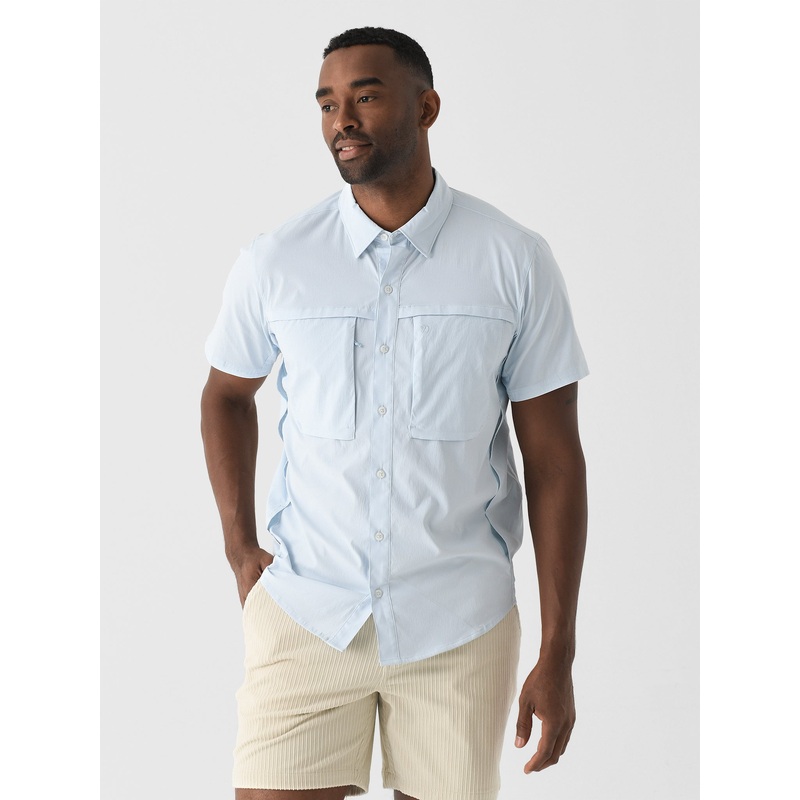 Duck Camp Men’s Short Sleeve Lightweight Fishing Shirt