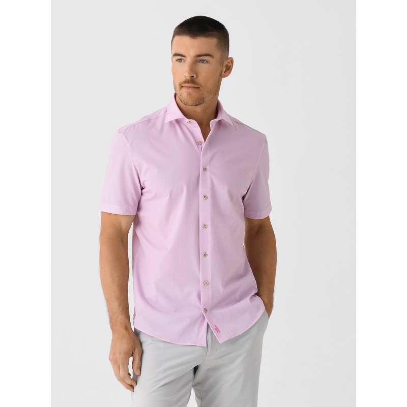 Johnnie-O Men’s Spielman Hangin’ Out Knit Button-Down Shirt