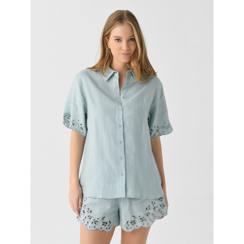 Peony Women’s Memoir Embroidered Shirt