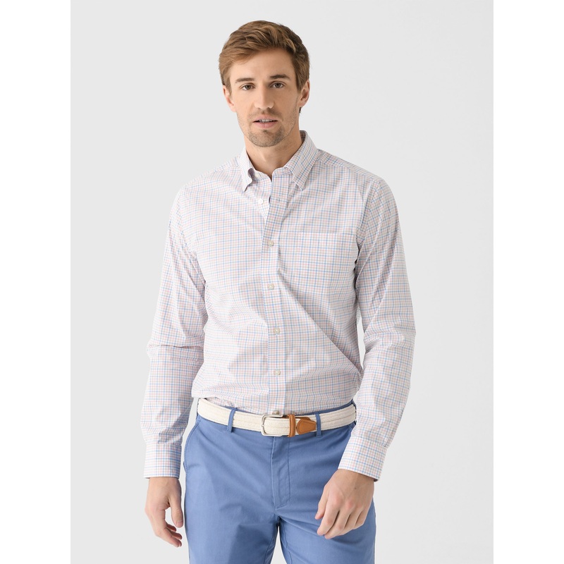 Southern Tide Men’s Charleston Broughton Plaid Sport Shirt