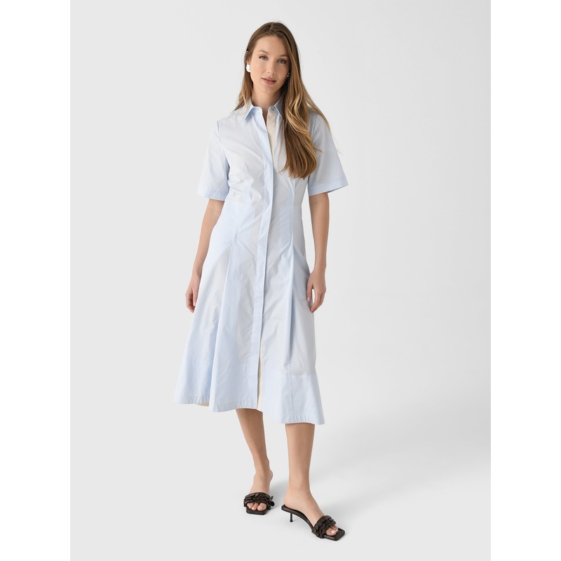 Vince Women’s Canvas Tape Cotton Shirt Dress