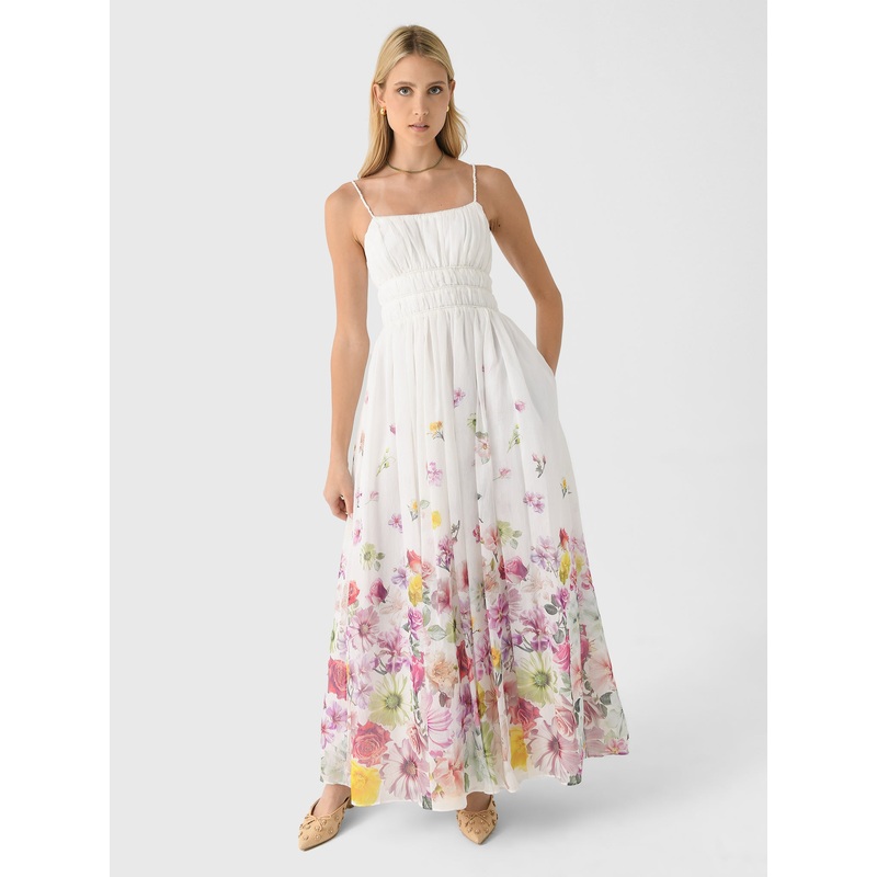 AJE Women’s Fleur Maxi Dress|US0/AU4|US2/AU6|US4/AU8|US6/AU10|US8/AU12|US10/AU14|IVORY COLLAGE FLORAL