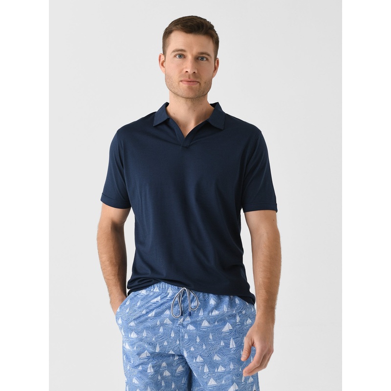 Peter Millar Crown Crafted Men’s Richmond Riviera Collar Polo