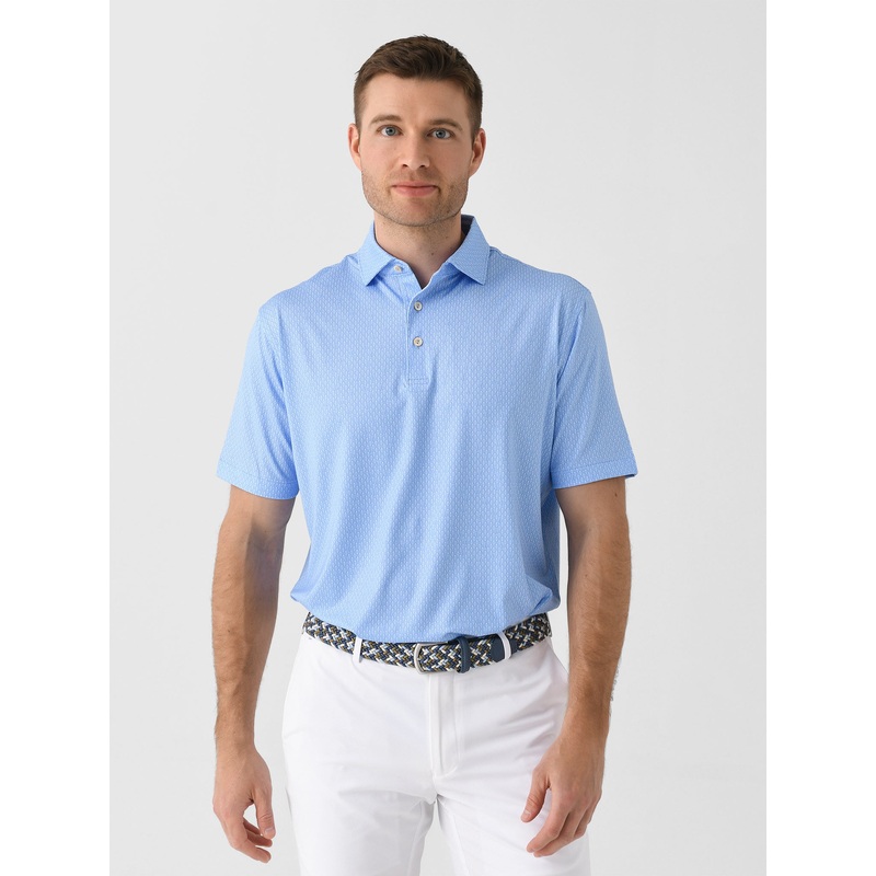 Peter Millar Crown Sport Men’s Shake It Up Performance Jersey Polo