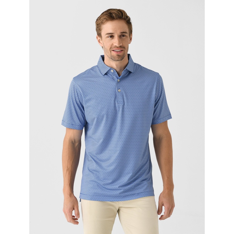 Peter Millar Crown Sport Men’s Vega Performance Jersey Polo