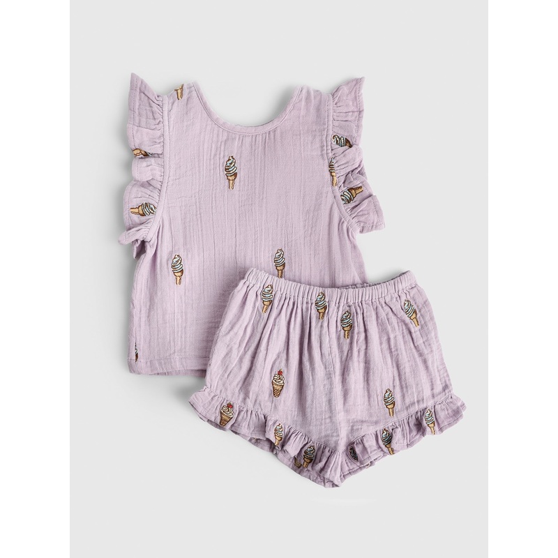 Pink Chicken Girls’ Roey Set|2Y|3Y|4Y|5Y|6Y|7Y|8Y|10Y|LAVENDER SOFT SERVE