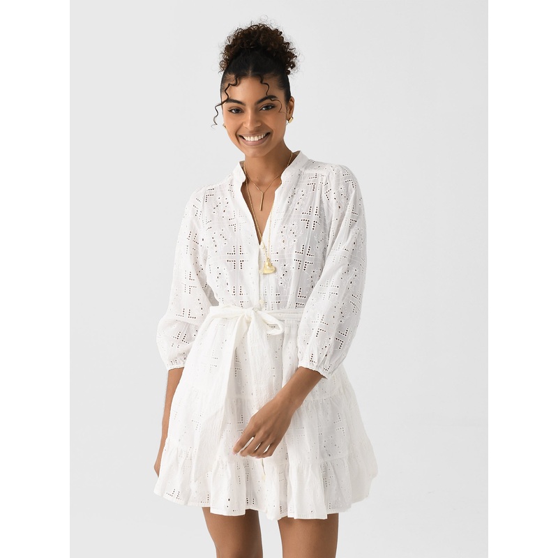 Trovata Women’s Celeste Dress|XS|S|M|L|HANDKERCHIEF EYELET
