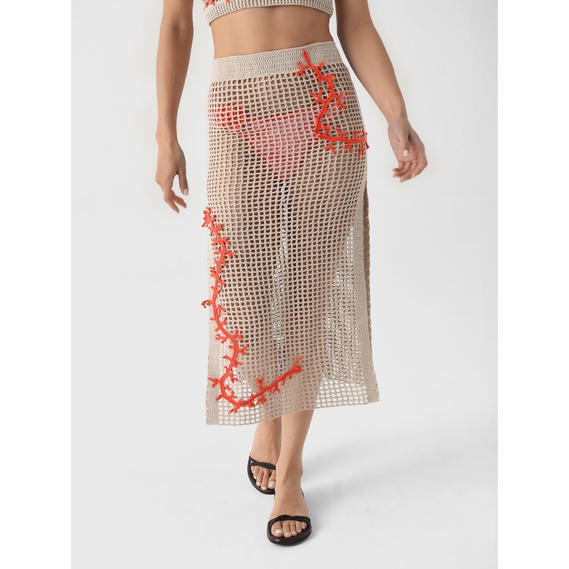 My Beachy Side Women’s Atlas Hand-Crochet Maxi Skirt