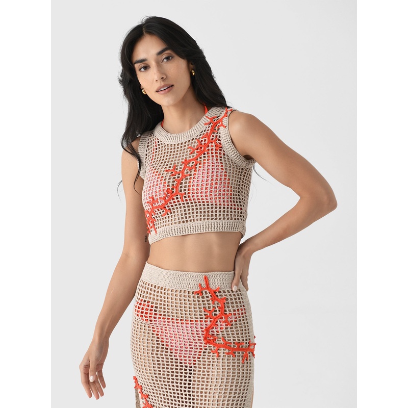 My Beachy Side Women’s Atlas Hand-Crochet Top