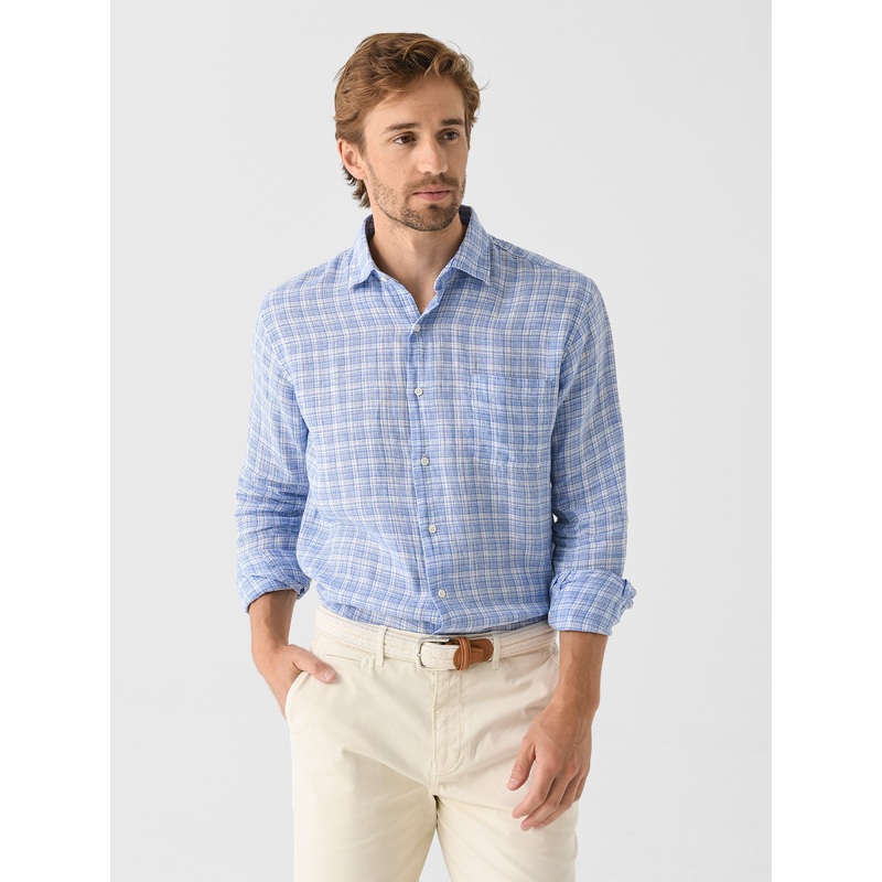 Peter Millar Crown Men’s Chilwa Linen Sport Shirt