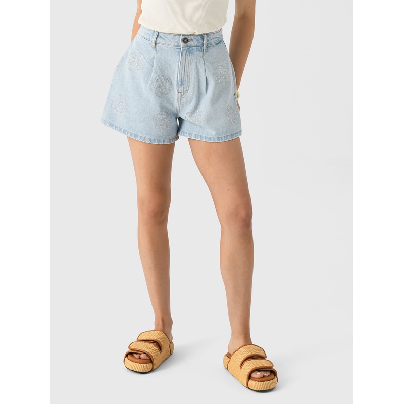 Rotate Women’s Denim Studs Short