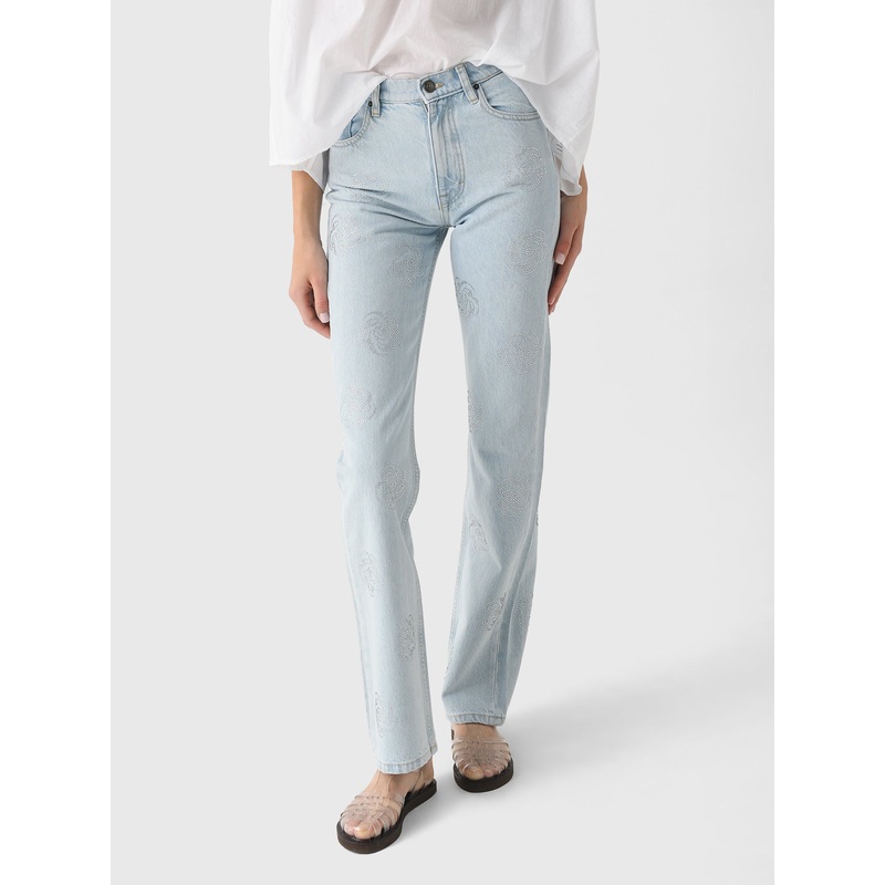 Rotate Women’s Washed Twill Stud Jean