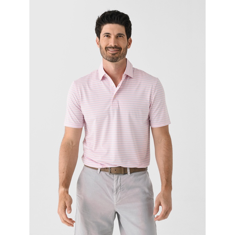 Southern Tide Men’s Driver Oyster Creek Stripe Polo