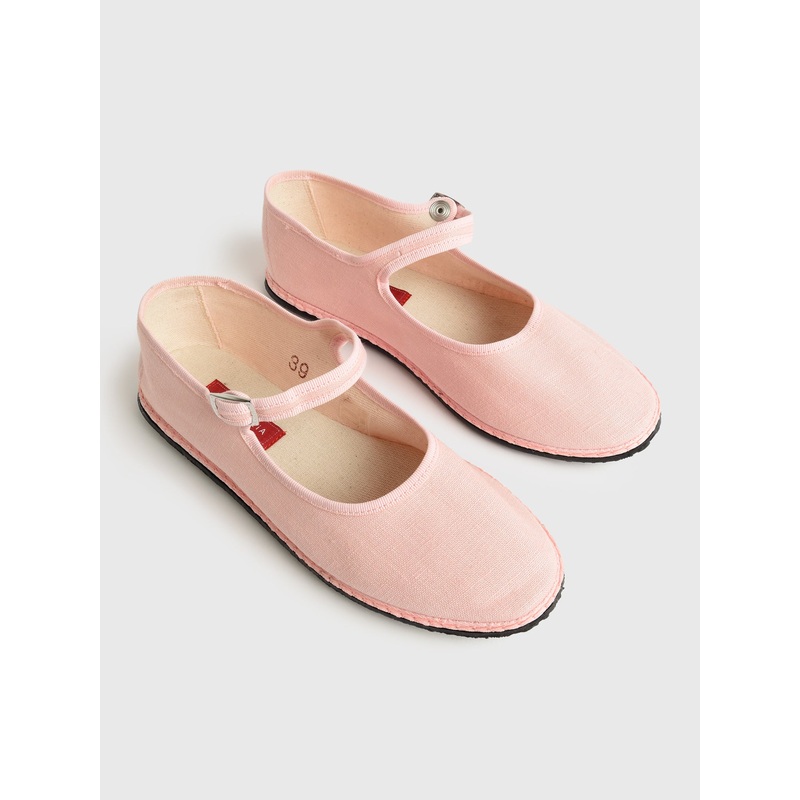 Vibi Venezia Women’s Mary Jane Linen Classic Flat