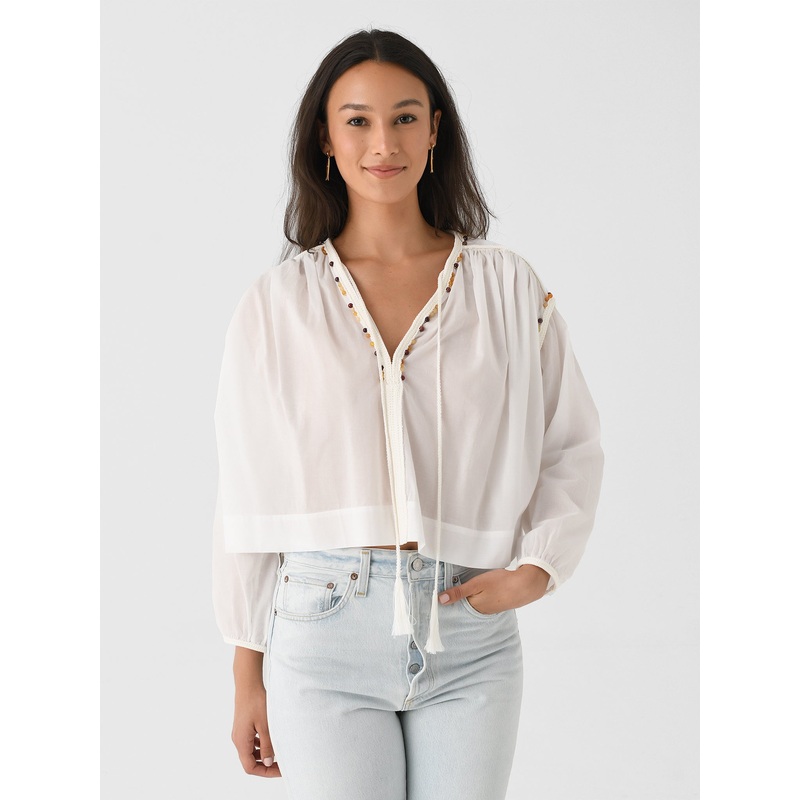 ALC Women’s Jodie Beaded Long Sleeve Top