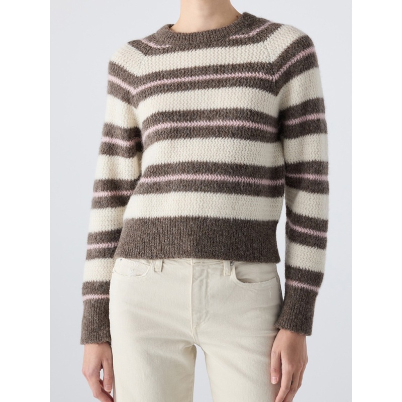 AMO Women’s Sydney Sweater|XS|S|M|L|COCOA/BONE MULTI
