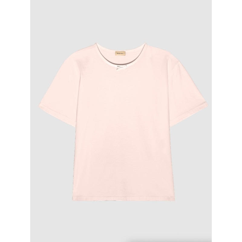 DONNI. Women’s The Jersey Oversized Bow Tee