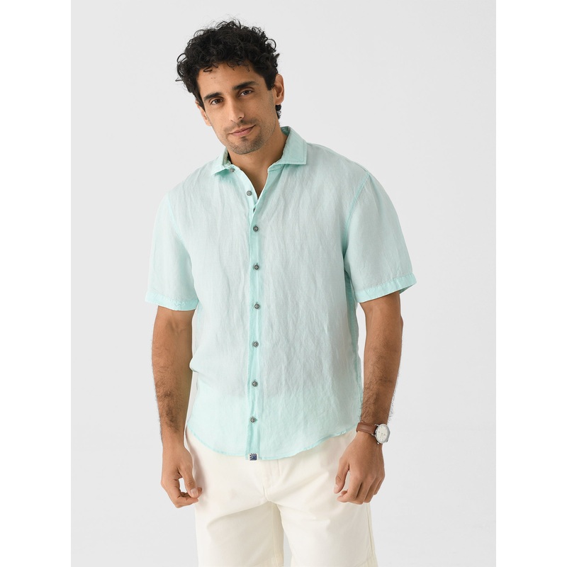 Johnnie-O Men’s Gianni Hangin’ Out Linen Button-Down Shirt