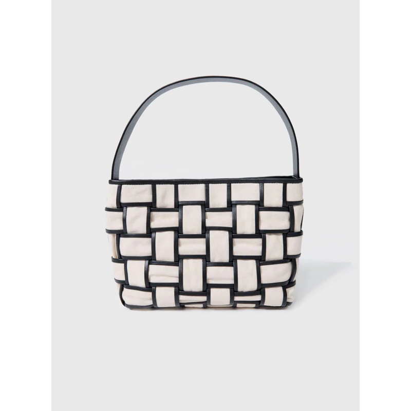 St. Agni Border Woven Mini Tote