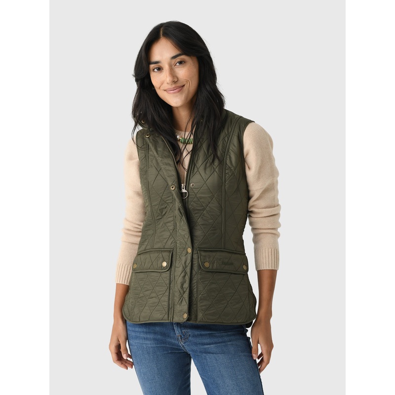 Barbour Women’s Wray Gilet|2|4|6|8|10|12|14|16|OLIVE|Black