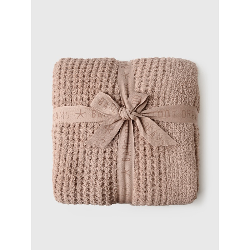 Barefoot Dreams CozyChic Waffle Throw Blanket