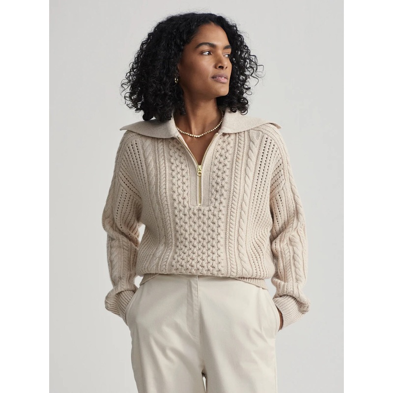 Varley Women’s Camello Cable Knit Sweater 2.0
