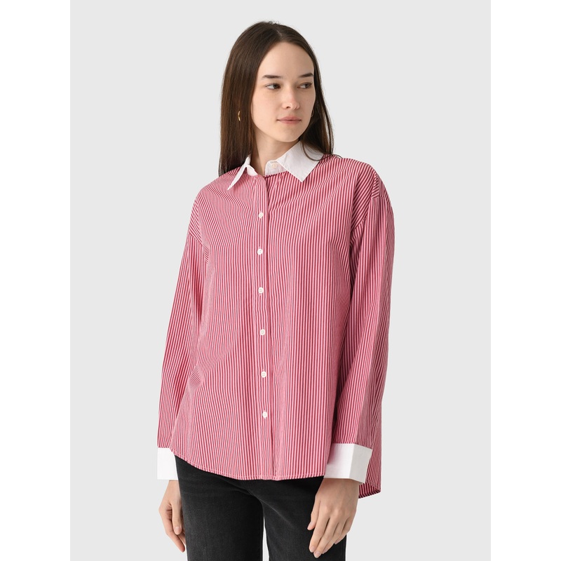 Xirena Women’s James Shirt|XS|S|M|L|RUBY RED
